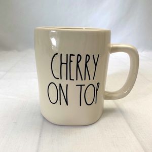 Rae Dunn cherry on top mug